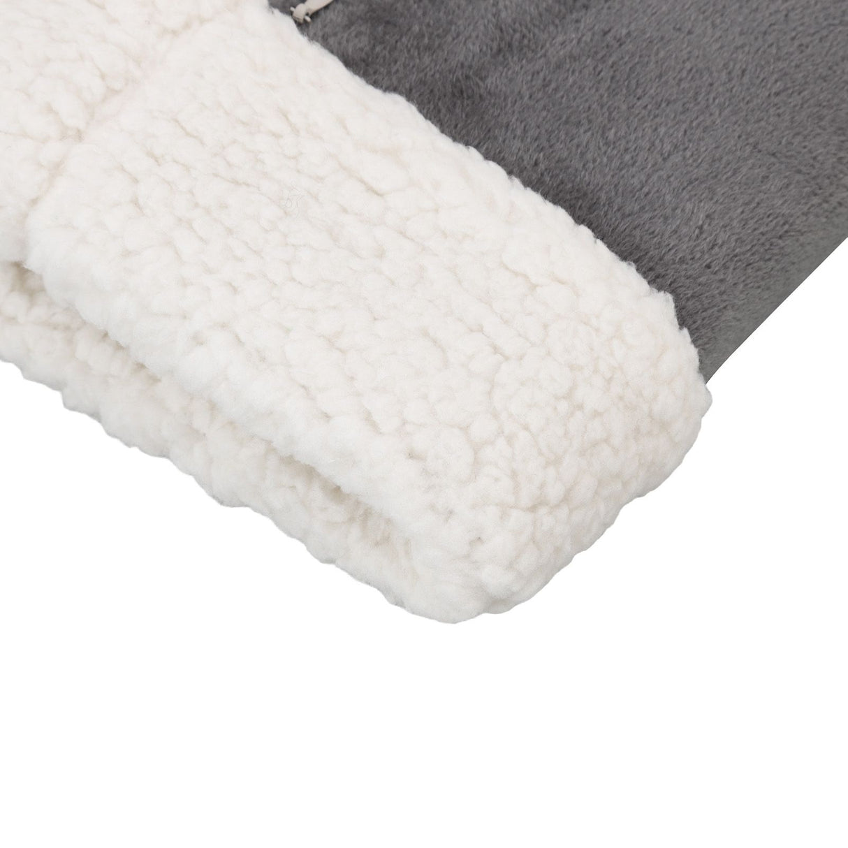 Portable Heated Hand Muff Plush Thickened Heated Hand Warmer Pouch USB Rechargeable Electric Heater for Autumn Winter Warm 10W 5V Gary