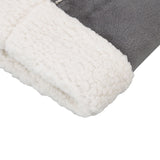 Portable Heated Hand Muff Plush Thickened Heated Hand Warmer Pouch USB Rechargeable Electric Heater for Autumn Winter Warm 10W 5V Gary - Extra Image