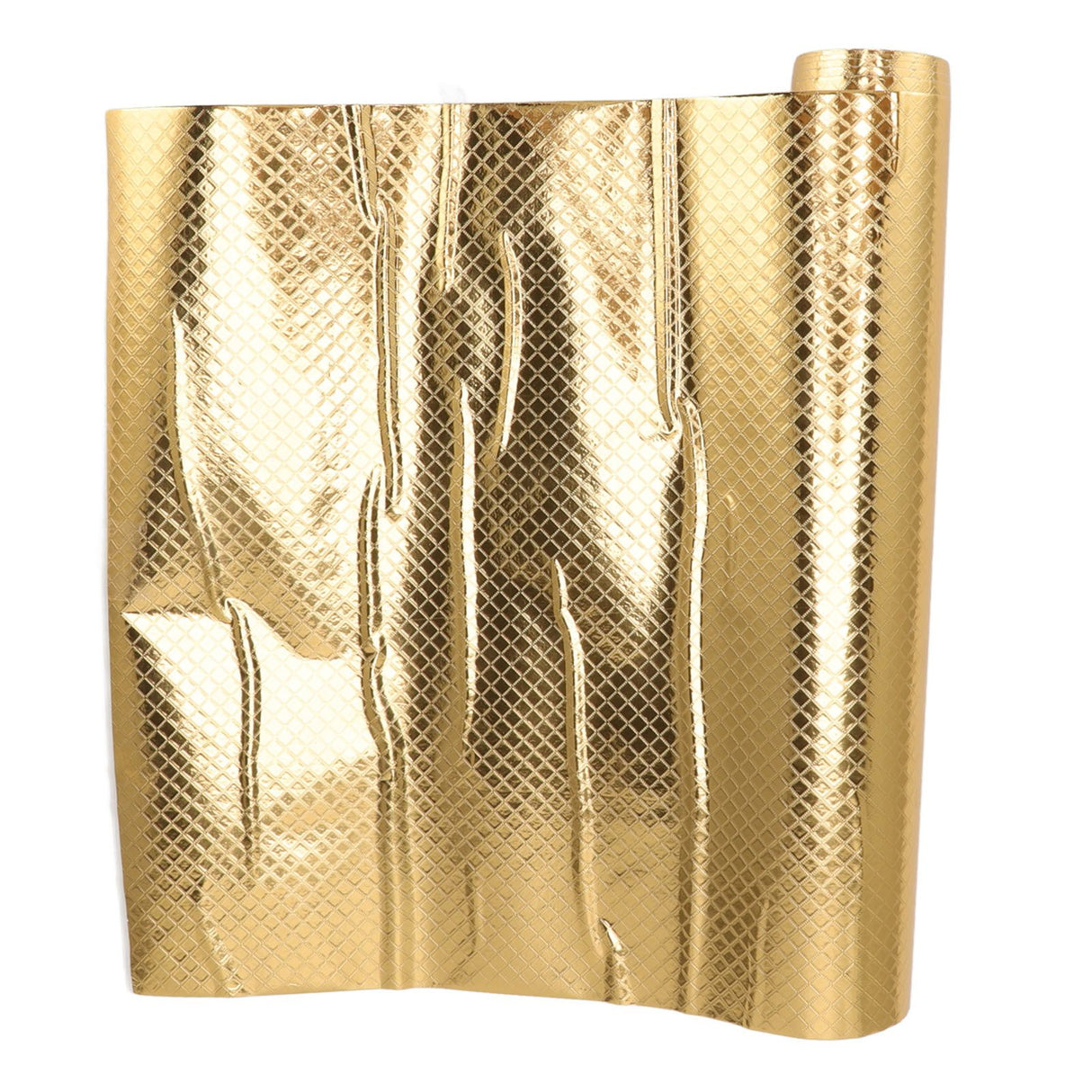 Kitchen Aluminum Foil Stickers Oil Proof Waterproof PVC Self Adhesive Kitchen Backsplash Wallpaper for Kitchen Cabinet Gold Size: Approx. 30x200cm / 11.8x78.7in