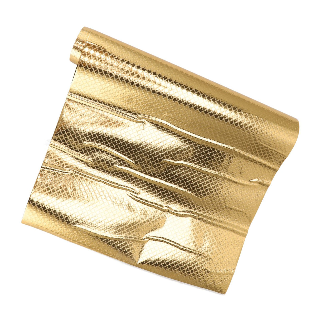 Kitchen Aluminum Foil Stickers Oil Proof Waterproof PVC Self Adhesive Kitchen Backsplash Wallpaper for Kitchen Cabinet Gold Size: Approx. 30x200cm / 11.8x78.7in