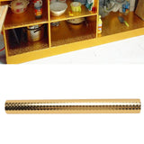 Kitchen Aluminum Foil Stickers Oil Proof Waterproof PVC Self Adhesive Kitchen Backsplash Wallpaper for Kitchen Cabinet Gold Size: Approx. 30x200cm / 11.8x78.7in - Extra Image