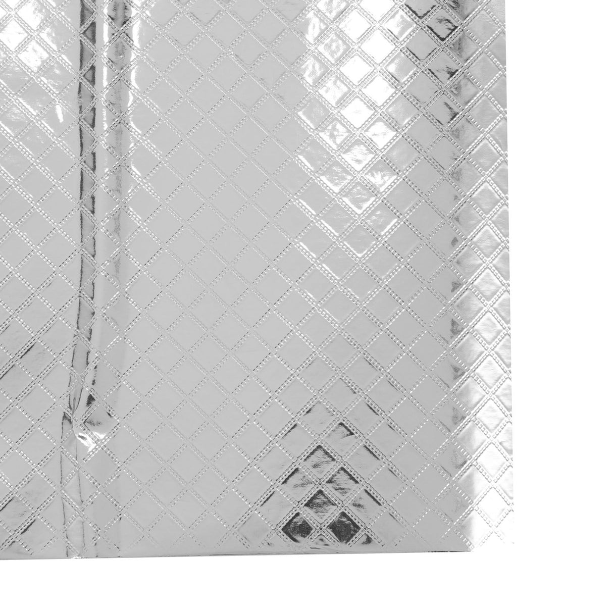 Kitchen Aluminum Foil Stickers Oil Proof Waterproof PVC Self Adhesive Kitchen Backsplash Wallpaper for Kitchen Cabinet Silver Size: Approx. 30x200cm / 11.8x78.7in