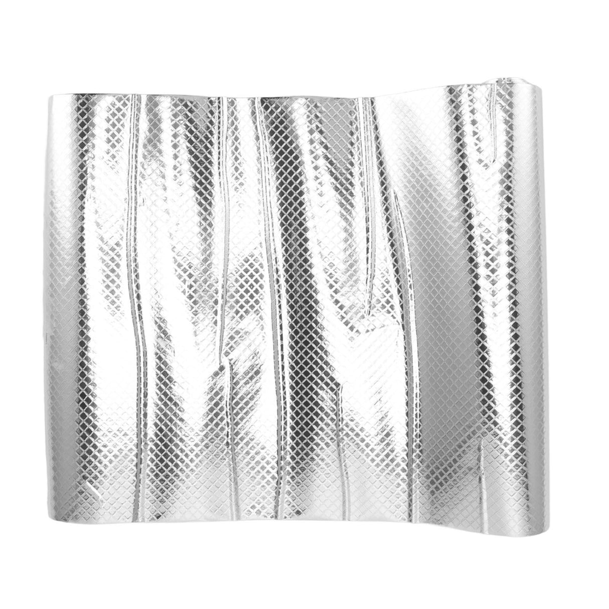 Kitchen Aluminum Foil Stickers Oil Proof Waterproof PVC Self Adhesive Kitchen Backsplash Wallpaper for Kitchen Cabinet Silver Size: Approx. 30x200cm / 11.8x78.7in