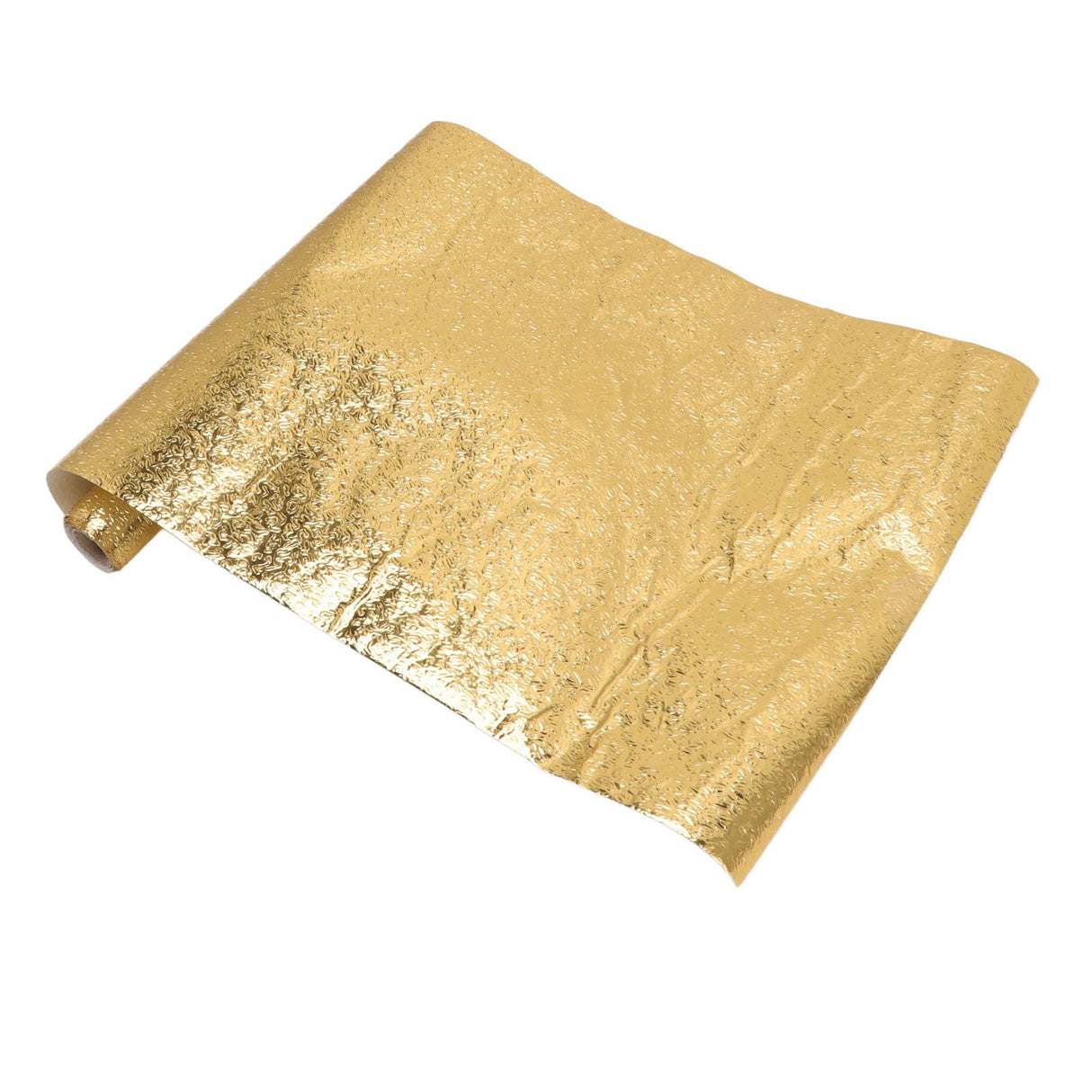 Oil Proof Sticker Waterproof Self Adhesive Aluminum Foil Wallpaper for Kitchen Drawer Cabinet Countertop Gold 30cmx2m / 11.8x78.7in