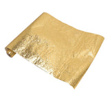 Oil Proof Sticker Waterproof Self Adhesive Aluminum Foil Wallpaper for Kitchen Drawer Cabinet Countertop Gold 30cmx2m / 11.8x78.7in