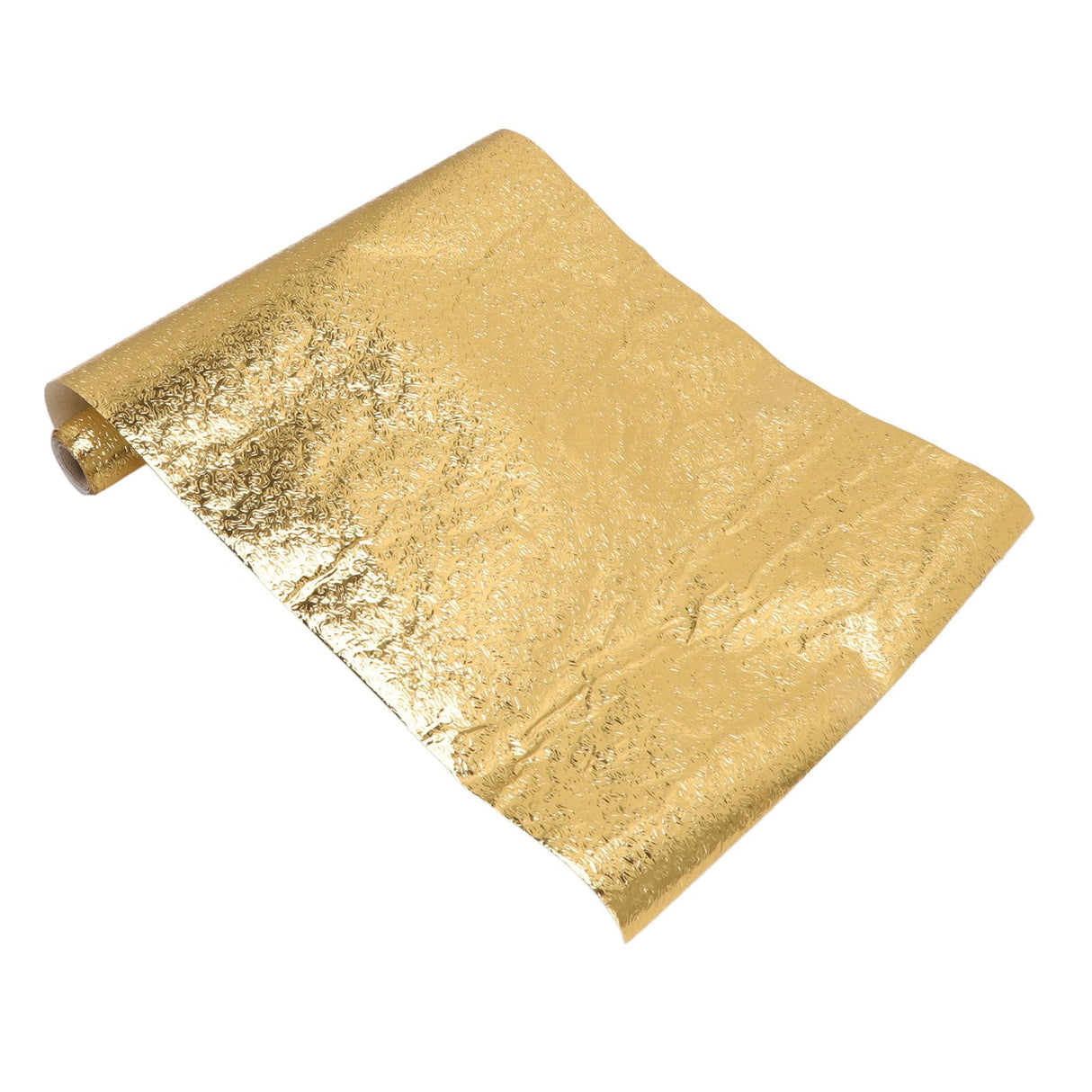 Oil Proof Sticker Waterproof Self Adhesive Aluminum Foil Wallpaper for Kitchen Drawer Cabinet Countertop Gold 30cmx2m / 11.8x78.7in