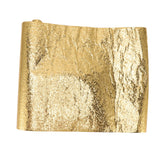 Oil Proof Sticker Waterproof Self Adhesive Aluminum Foil Wallpaper for Kitchen Drawer Cabinet Countertop Gold 30cmx2m / 11.8x78.7in - Close-Up Angle