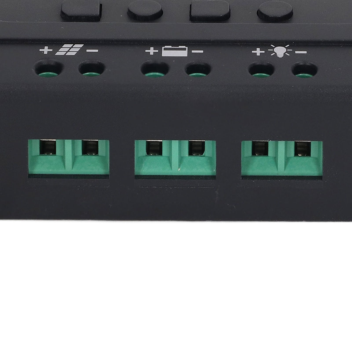 Solar Panel Controller 3 Stage PWM Charging Intelligent Microcontroller ABS Aluminum Plate 12V 24V Solar Charge Controller SEC10(10A)