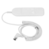 8 Pin 2 Button Remote Handset Controller Plastic Hand Control Replacement for Lift Chair Power Recliner - Rear View