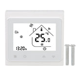 Smart Thermostat for Zigbee Mobile Phone App Voice Control Smart Remote Water Heating Thermostat AC 95‑240V White