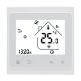 Smart Thermostat for Zigbee Mobile Phone App Voice Control Smart Remote Water Heating Thermostat AC 95‑240V White - 45-Degree Angle