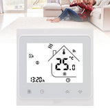 Smart Thermostat for Zigbee Mobile Phone App Voice Control Smart Remote Water Heating Thermostat AC 95‑240V White