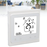 Smart Thermostat for Zigbee Mobile Phone App Voice Control Smart Remote Water Heating Thermostat AC 95‑240V White - Extra Image
