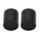 6PCS Furniture Leg Extender Plastic Round 4in Rise Black Furniture Risers for Home Office Sofa - Extra Image