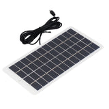 Solar Panel Polysilicon High Light Transmission Portable Solar Cell with DC Interface for 3.7V Battery 5W 12V - Close-Up Angle
