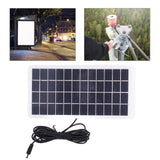 Solar Panel Polysilicon High Light Transmission Portable Solar Cell with DC Interface for 3.7V Battery 5W 12V - Extra Image