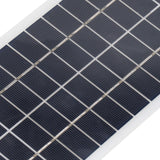 Solar Panel Polysilicon High Light Transmission Portable Solar Cell with DC Interface for 3.7V Battery 5W 12V