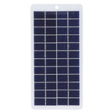 Polycrystalline Silicone Solar Panel 5W 12V High Light Transmittance Portable Solar Panel Charger for Street Lighting