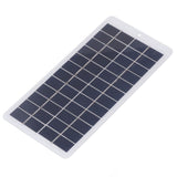Polycrystalline Silicone Solar Panel 5W 12V High Light Transmittance Portable Solar Panel Charger for Street Lighting - 45-Degree Angle