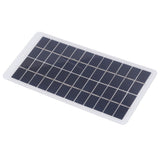 Polycrystalline Silicone Solar Panel 5W 12V High Light Transmittance Portable Solar Panel Charger for Street Lighting - Rear View