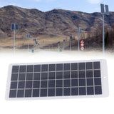 Polycrystalline Silicone Solar Panel 5W 12V High Light Transmittance Portable Solar Panel Charger for Street Lighting