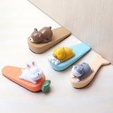 Cute Animal Door Stop Collision Prevention Windproof Prevent Slipping Funny Decorative Wedge Door Stopper Little Bear