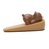 Cute Animal Door Stop Collision Prevention Windproof Prevent Slipping Funny Decorative Wedge Door Stopper Little Bear