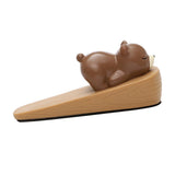 Cute Animal Door Stop Collision Prevention Windproof Prevent Slipping Funny Decorative Wedge Door Stopper Little Bear