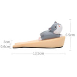 Cute Animal Door Stop Collision Prevention Windproof Prevent Slipping Funny Decorative Wedge Door Stopper Kitten - Extra Image