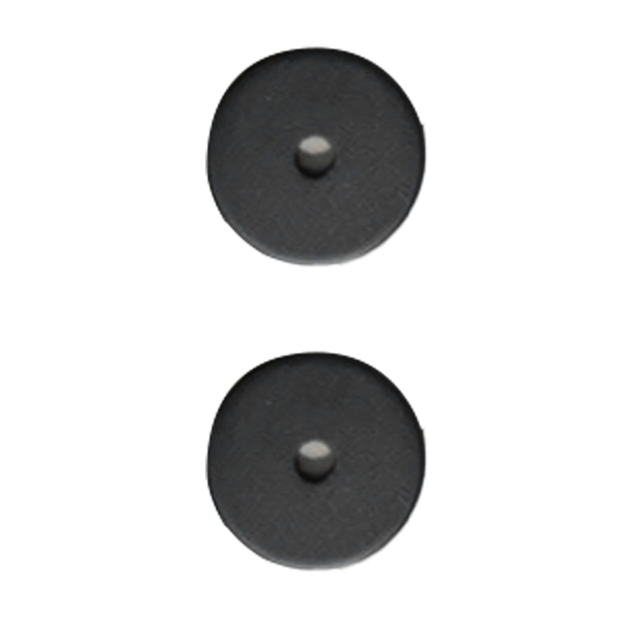 Sliding Barn Door Handle Carbon Steel 4.8mm Thick Double Sided Barn Door Push Pull Handle Black Round Handle