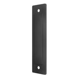 Sliding Barn Door Handle Carbon Steel 4.8mm Thick Double Sided Barn Door Push Pull Handle Black Square Handle