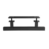 Sliding Barn Door Handle Carbon Steel 4.8mm Thick Double Sided Barn Door Push Pull Handle Black Square Handle