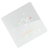 Smart Thermostat WiFi Programmable Phone App Control Water Floor Heating Temperature Controller for Tuya AC 95‑240V White - Front View
