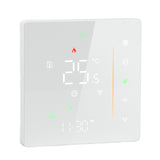 Smart Thermostat WiFi Programmable Phone App Control Water Floor Heating Temperature Controller for Tuya AC 95‑240V White - Close-Up Angle