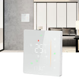 Smart Thermostat WiFi Programmable Phone App Control Water Floor Heating Temperature Controller for Tuya AC 95‑240V White