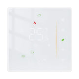 Household Smart Thermostat Programmable App Voice Control Electric Floor Heating Temperature Controller for ZigBee AC 95‑240V White - Front View