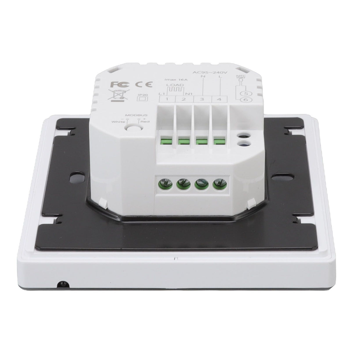Household Smart Thermostat Programmable App Voice Control Electric Floor Heating Temperature Controller for ZigBee AC 95‑240V White