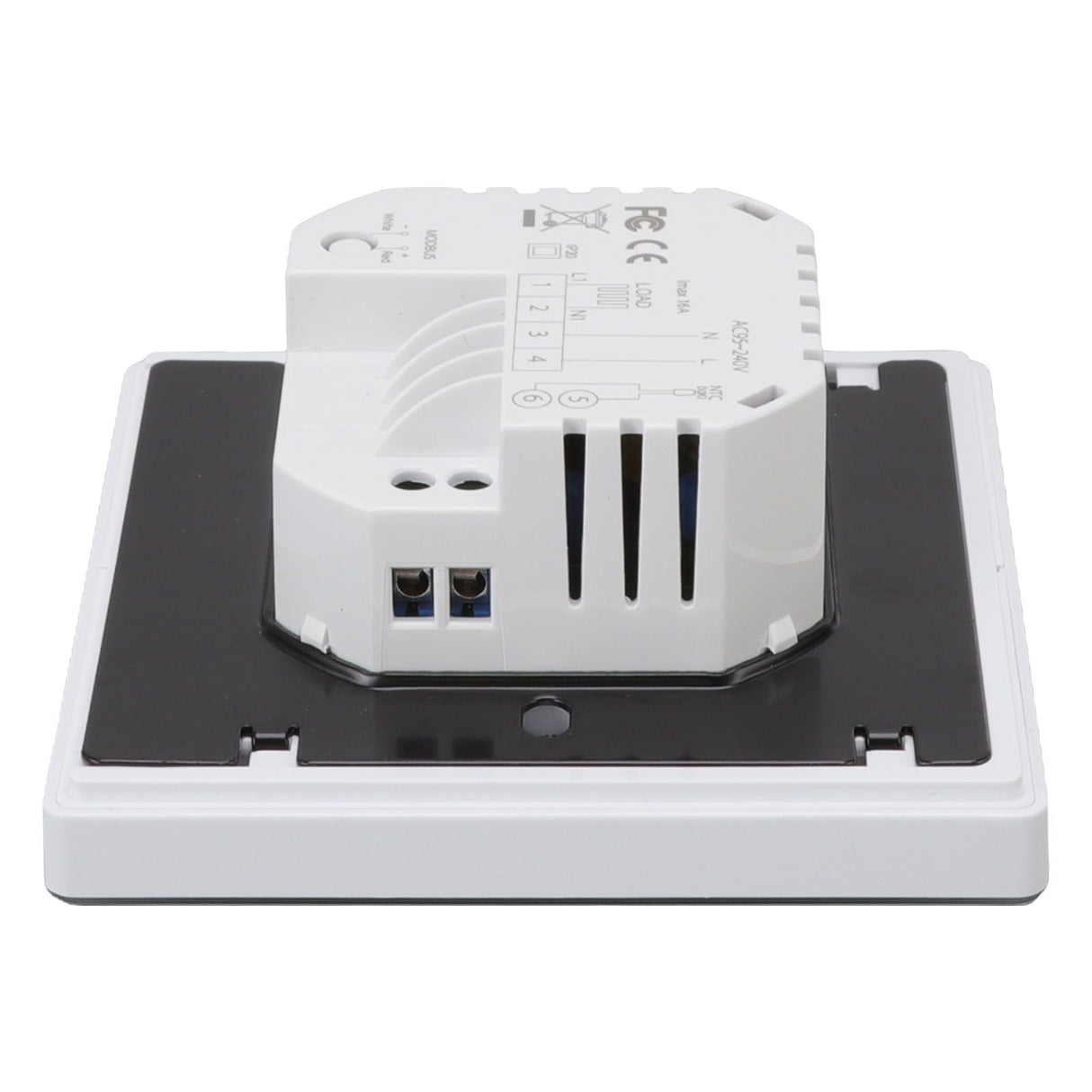 Household Smart Thermostat Programmable App Voice Control Electric Floor Heating Temperature Controller for ZigBee AC 95‑240V White