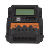 12V 24V Dual USB Solar Charge Controller PWM Photovoltaic Solar Panel Charge Regulator with LCD Display 30A