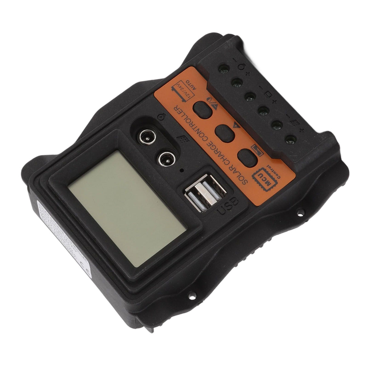 12V 24V Dual USB Solar Charge Controller PWM Photovoltaic Solar Panel Charge Regulator with LCD Display 30A