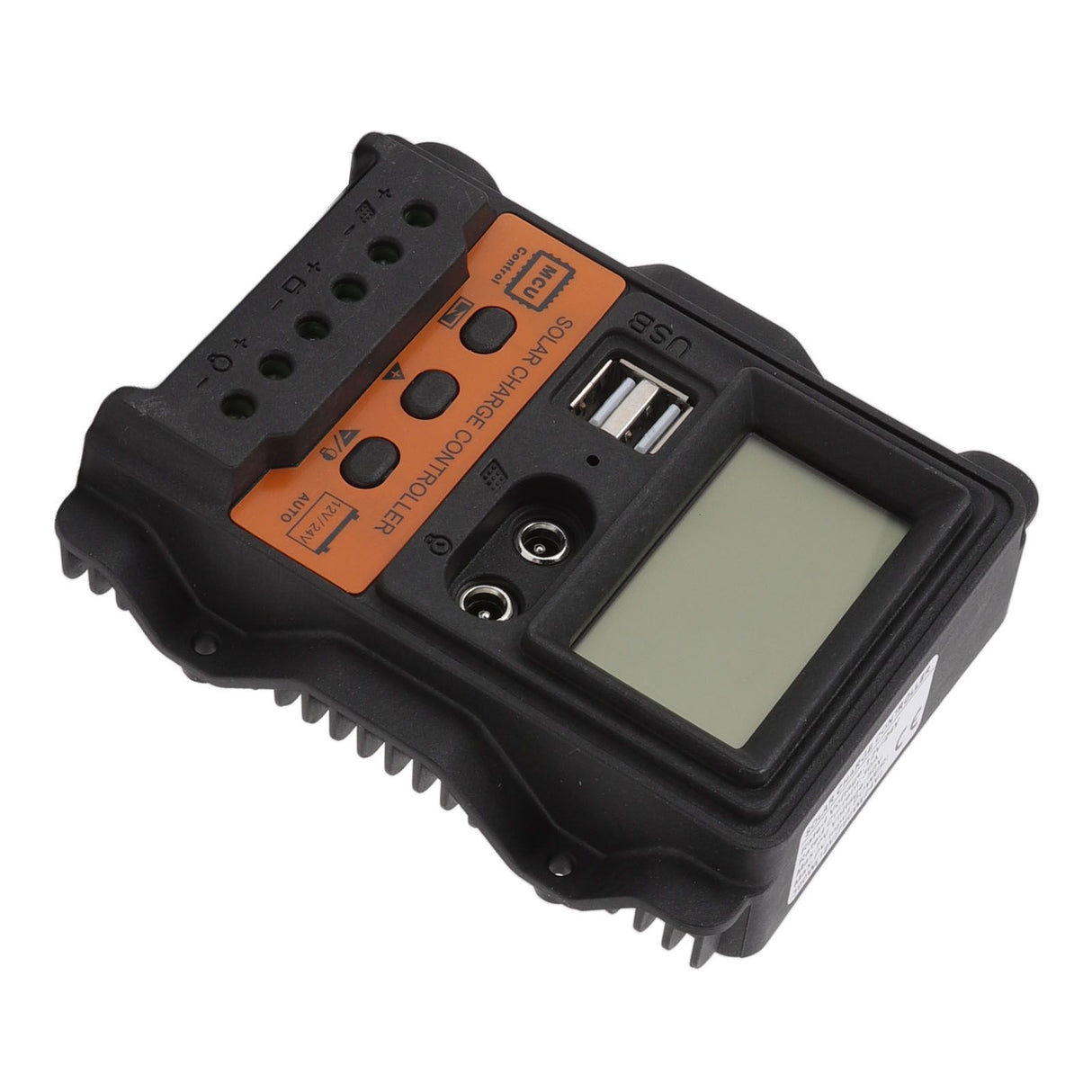 12V 24V Dual USB Solar Charge Controller PWM Photovoltaic Solar Panel Charge Regulator with LCD Display 30A
