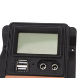 12V 24V Dual USB Solar Charge Controller PWM Photovoltaic Solar Panel Charge Regulator with LCD Display 30A
