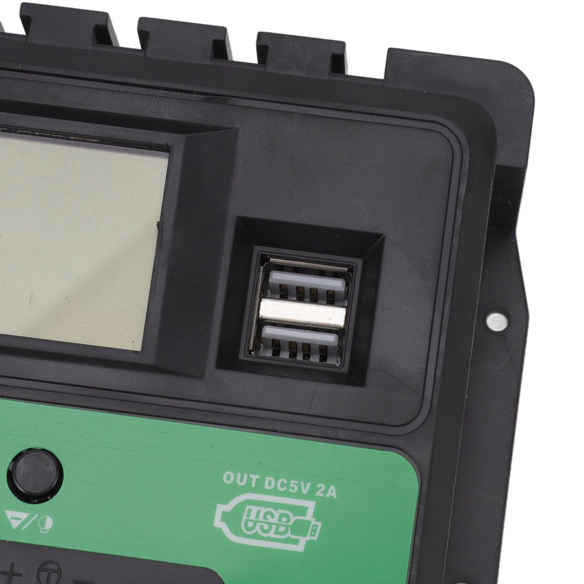 Solar Controller 12V 24V Charge Discharge PV Regulator LCD Display Dual USB Output 30A