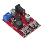 DC 6V‑30V to 5V Solar Controller Circuit Board Voltage Stabilizing Controller Solar Power Buck USB Circuit Board - Low Angle