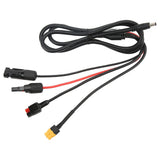 1 to 4 Solar Panel Plug to DC 5.5x2.1mm Adapter Extension Power Cable Solar Panel Charger Connecting Cable