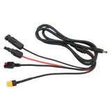 1 to 4 Solar Panel Plug to DC 5.5x2.1mm Adapter Extension Power Cable Solar Panel Charger Connecting Cable - Front View