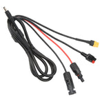 1 to 4 Solar Panel Plug to DC 5.5x2.1mm Adapter Extension Power Cable Solar Panel Charger Connecting Cable