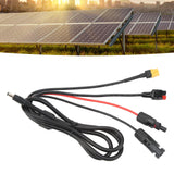 1 to 4 Solar Panel Plug to DC 5.5x2.1mm Adapter Extension Power Cable Solar Panel Charger Connecting Cable