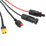 1 to 4 Solar Panel Plug to DC 5.5x2.1mm Adapter Extension Power Cable Solar Panel Charger Connecting Cable - Extra Image
