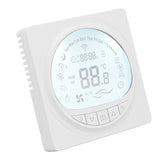 Floor Heating Thermostat Programmable Large LCD Display Plumbing Temperature Controller with 485 Communication 220V